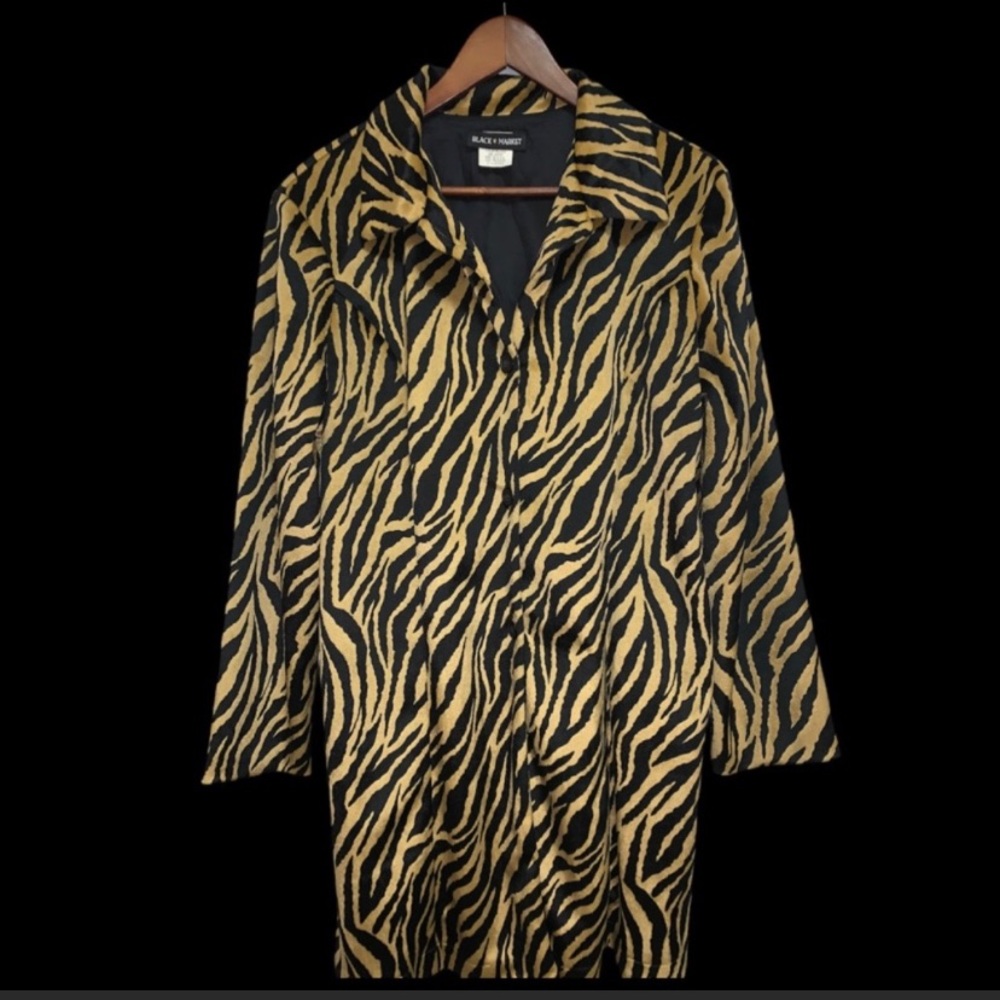 Zebra Print Transitional Coat - image 6